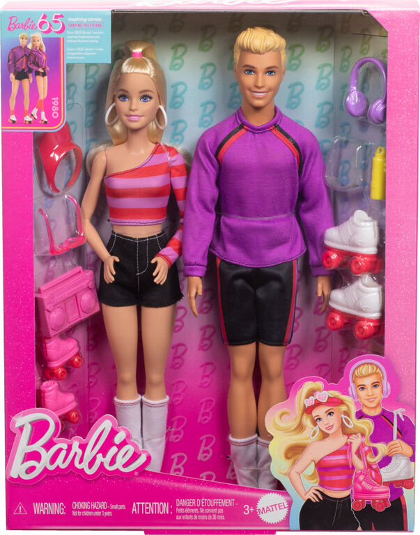 Barbie  Fashionistas  65eanniv.  Coffret de 2  Barbie et Ken