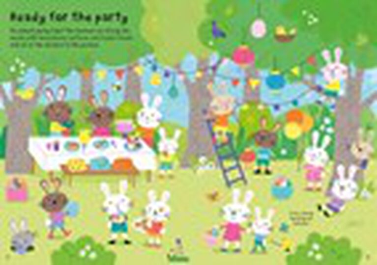 Little First Stickers Easter Bunnies - Édition anglaise