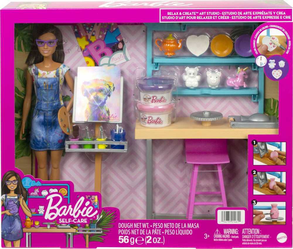 Barbie Relax and Create Art Studio, Barbie Doll (11.5 inches