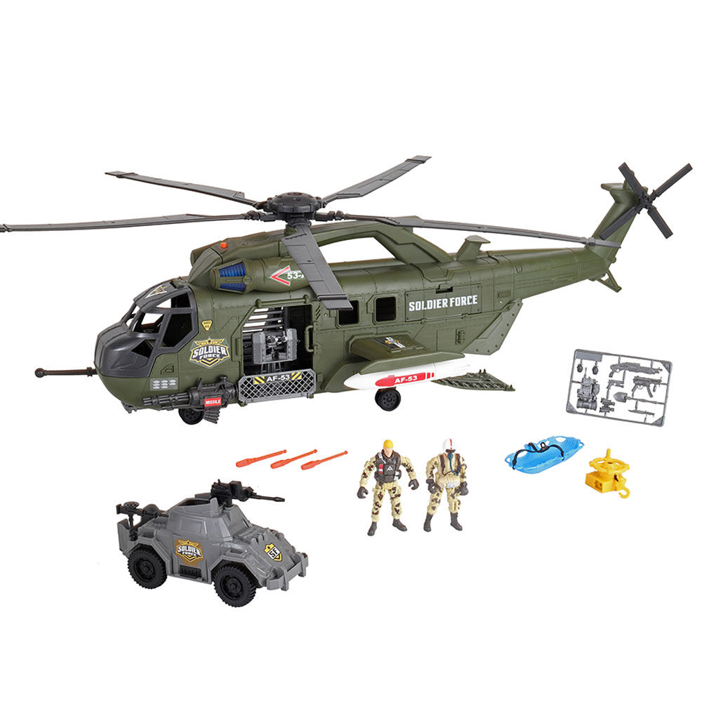Soldier Force Mega Helicopter Playset 