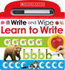 Scholastic Early Learners: Write and Wipe Learn to Write - Édition anglaise