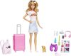 Barbie Barbie en Voyage-Coffret avec chiot et accessoires