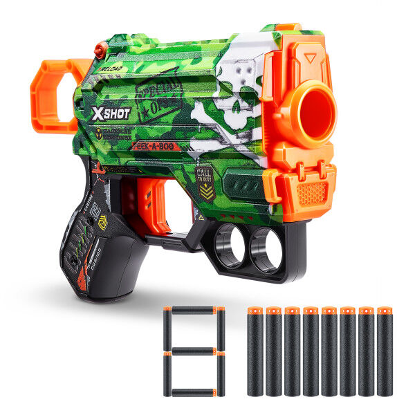 Zuru X-Shot Skins Menace Dart Blaster - Camo (8 Darts)