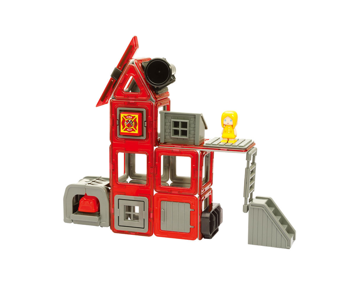 magformers fire truck