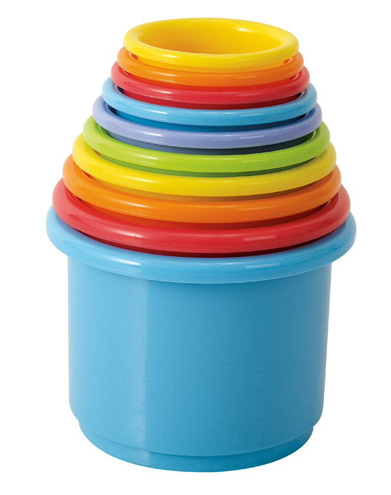 rainbow stacking cups