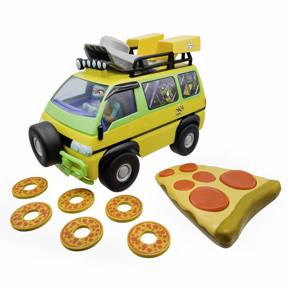 Teenage Mutant Ninja Turtles Pizza Blaster Van Rc Movie Toys