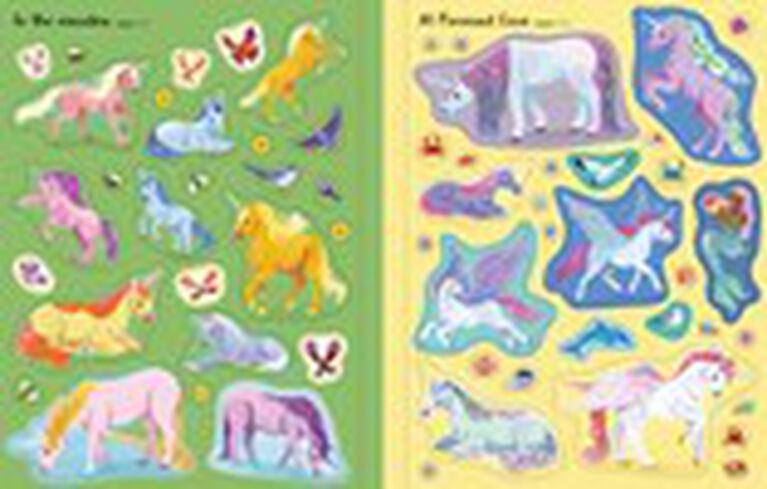 First Sticker Book: Unicorns - English Edition