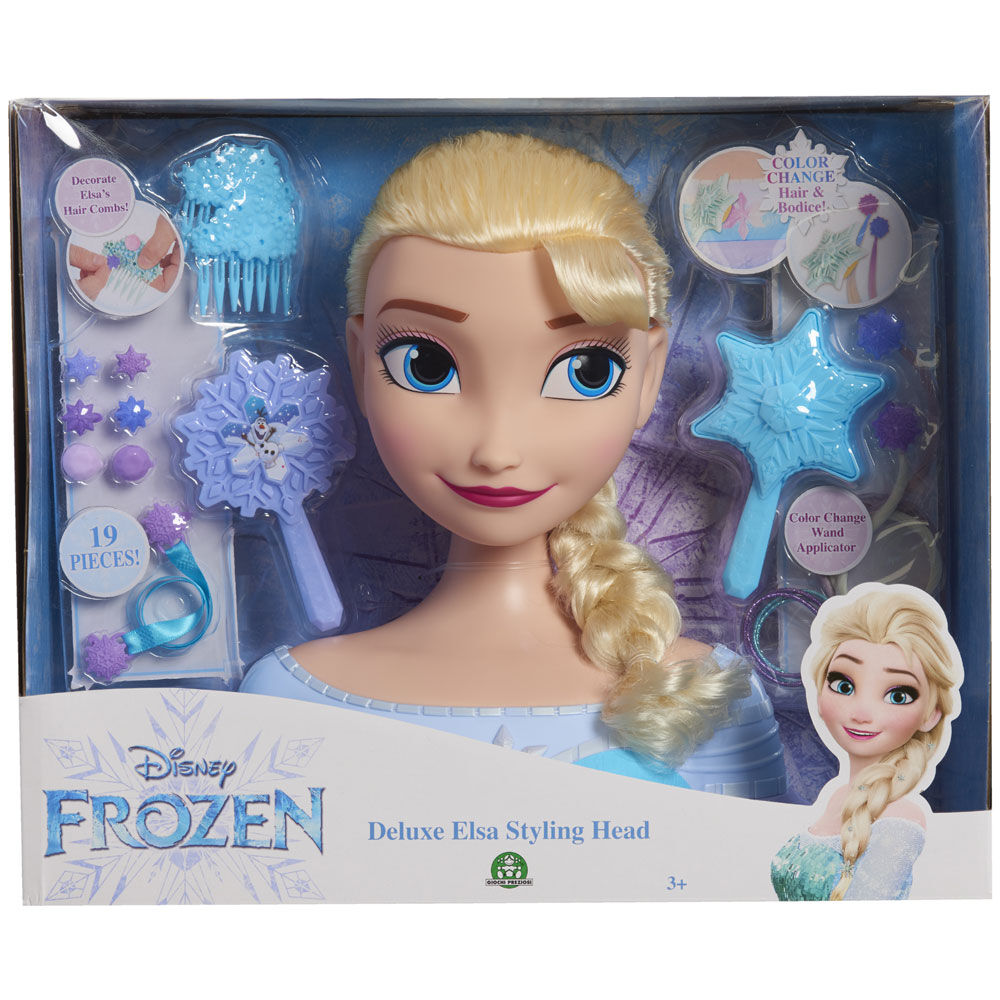 frozen elsa styling head