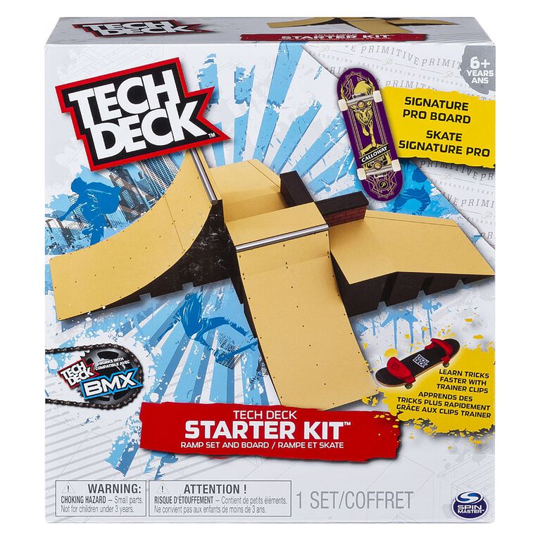 Tech Deck - Starter Kit - Ramp Set and Board