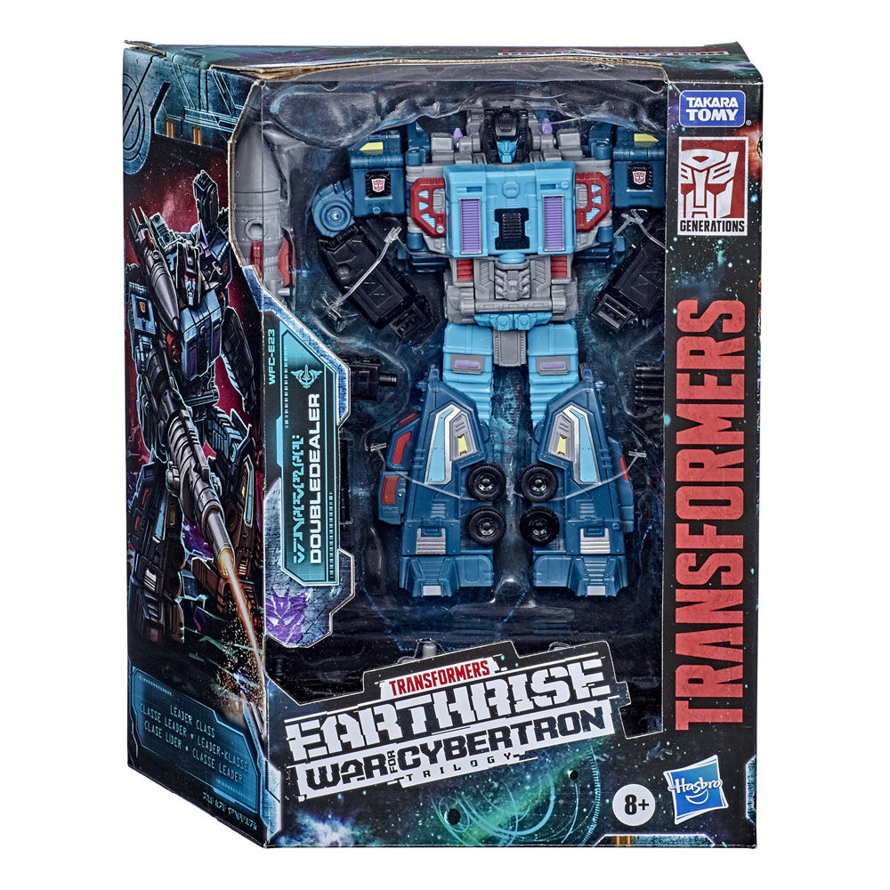 Transformers Toys Generations War for Cybertron: Earthrise Leader WFC-E23  Doubledealer Triple Changer Action Figure