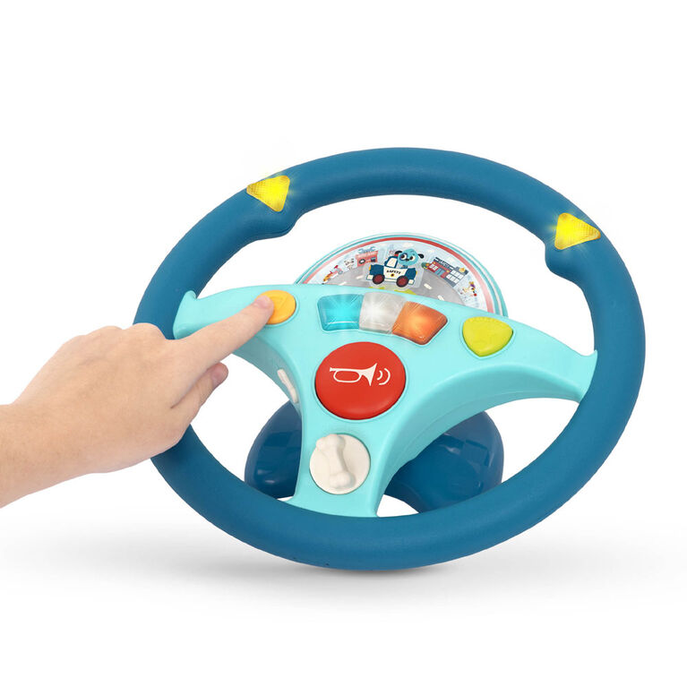 Siège de voiture pour bébé, jouet de Simulation de volant Musical avec  siège d'activité légère