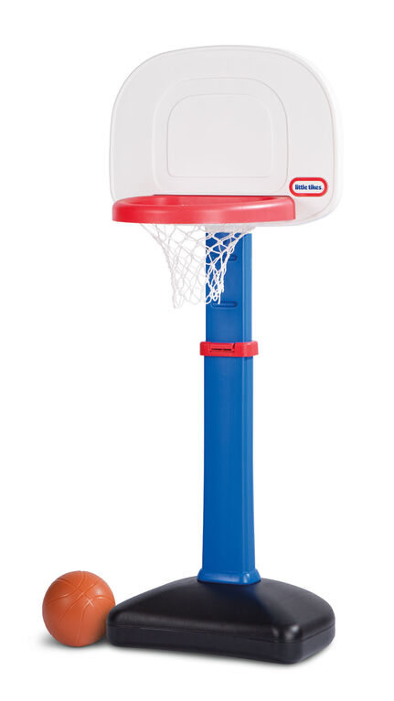 Panier de basket pour enfants hauteur réglable support de panier de basket  pour enfants Mini jouet de but de basket-ball intérieur extérieur avec  pompe à ballon