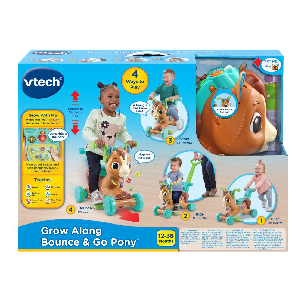 VTech Grow Along Bounce and Go Pony English Edition