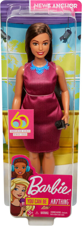 Barbie 60e Anniversaire Poupee Presentatrice De Nouvelles Toys R Us Canada