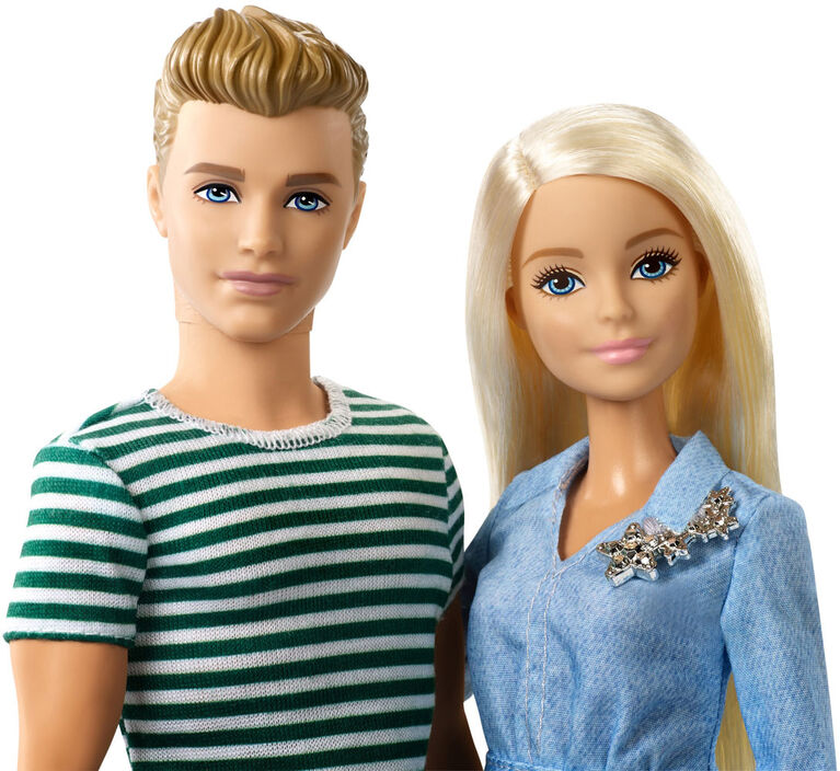 Barbie And Ken Dolls With Puppy Giftset Toys R Us Canada