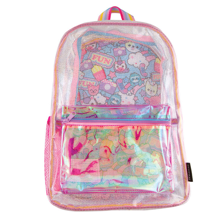 Fashion Angels - Sparkle Transparent Character Backpack | Toys R Us Canada
