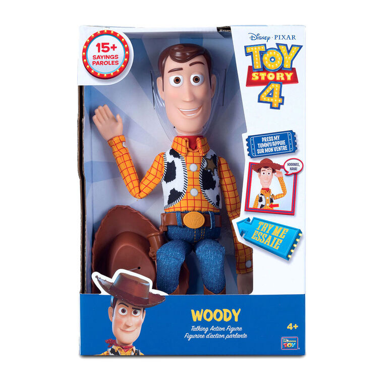 woody le super shérif toy story 4 peluche sonore en français avec la vrai  voix de woody disney pixar thinkway toys 38cm