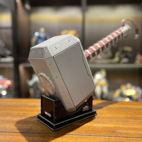 4D Build, Marvel Studios Thor's Hammer Mjolnir, 3D Paper Model Kit, 84 Piece Paper Model Kit