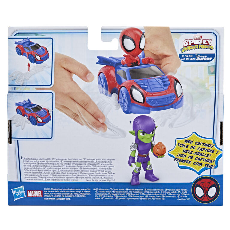 Coffret véhicule et figurine Spider-man HASBRO
