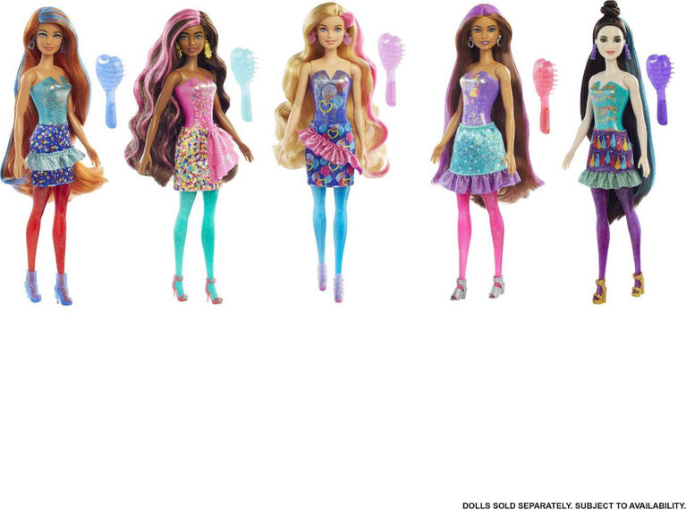 Barbie Color Reveal Doll, Party Series, Confetti Print, 7 Surprises For  3-Year-Olds & Up