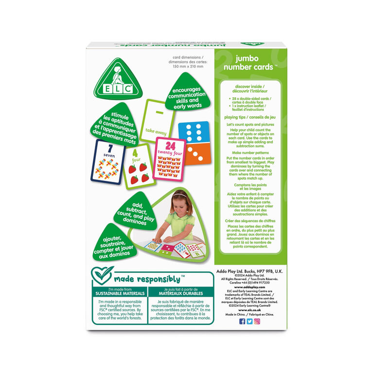 Early Learning Centre Jumbo Number Cards - R Exclusive