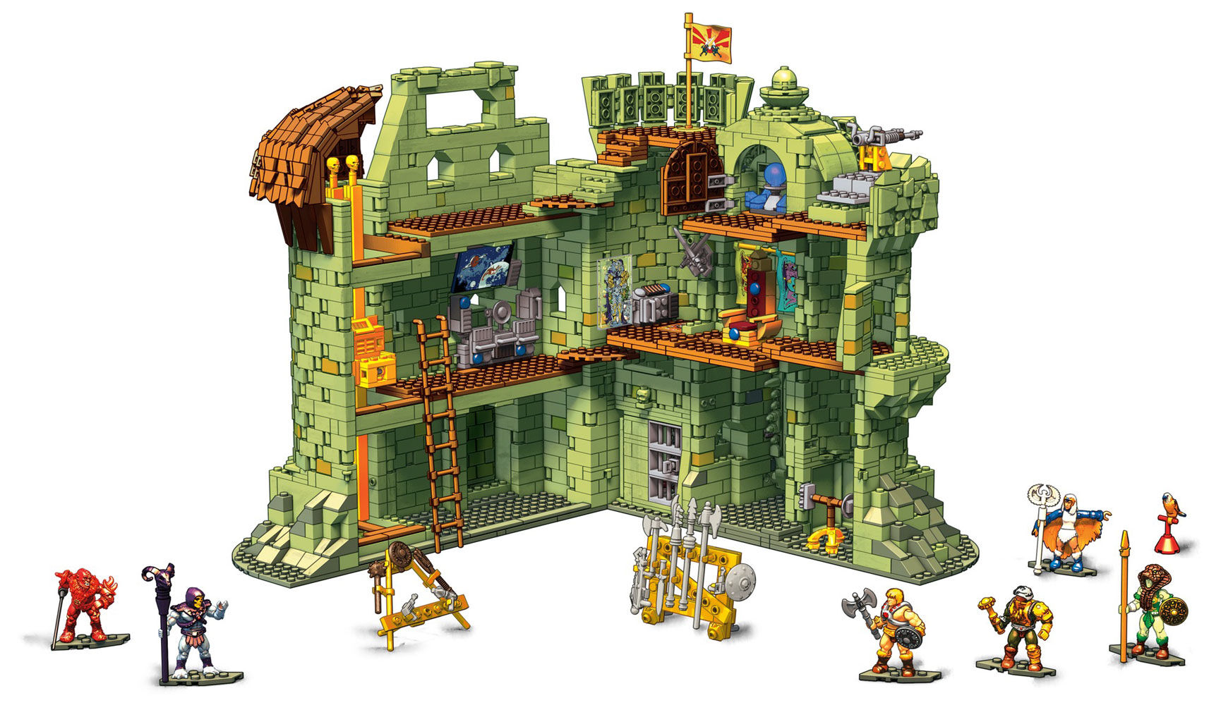 castle grayskull lego set