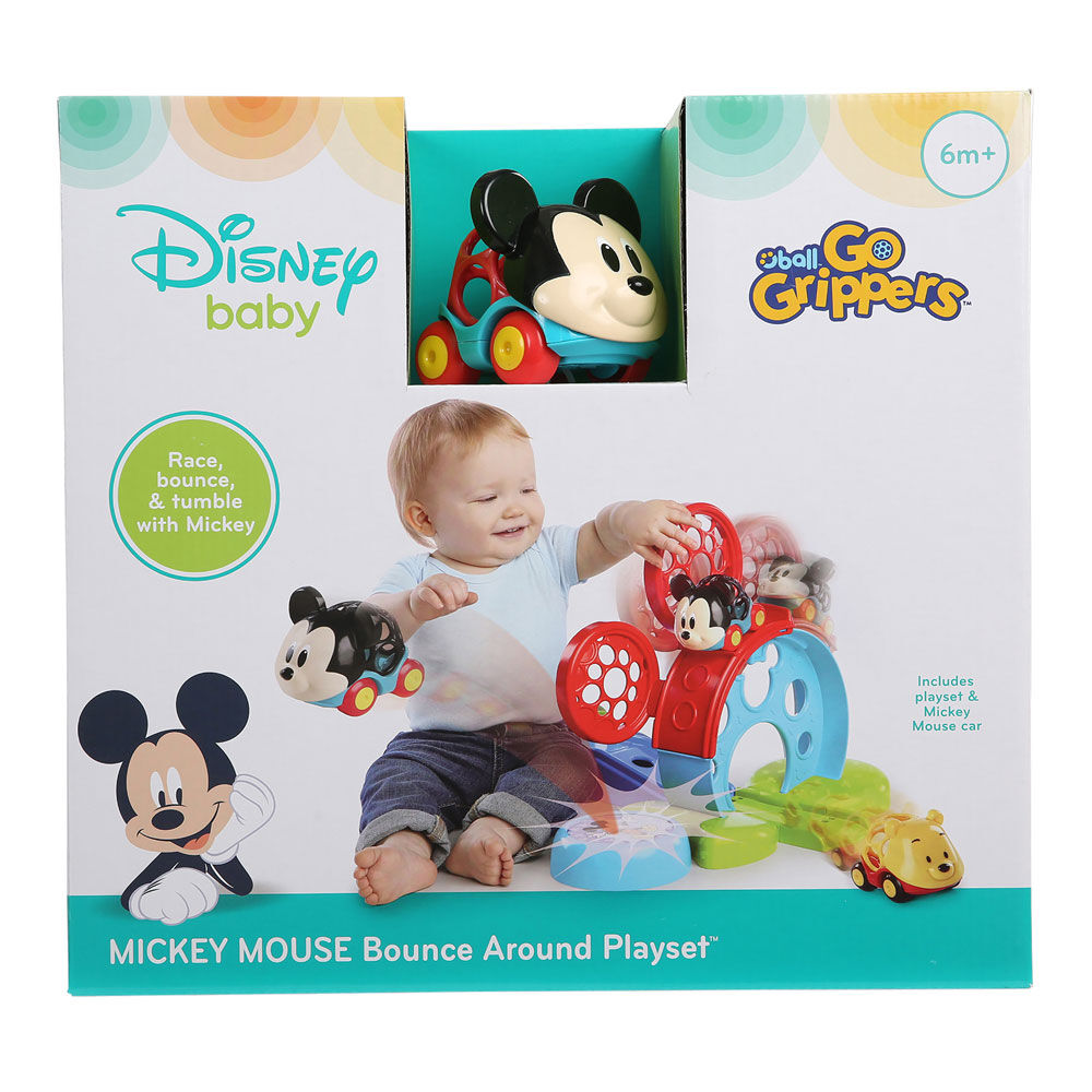mickey and friends bounce around playset and mat