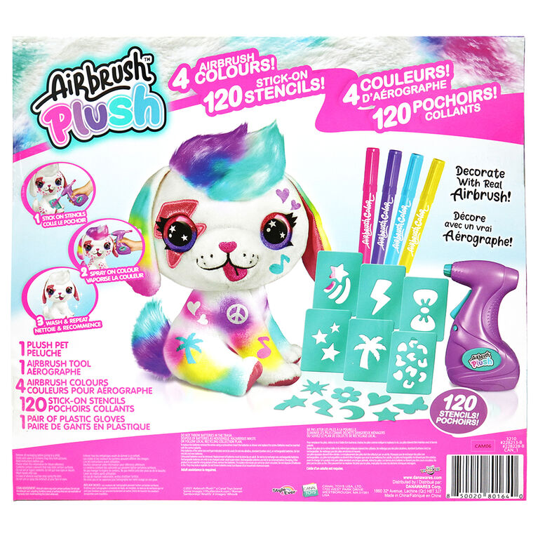 Airbrush Plush Puppy - Canal Toys UK