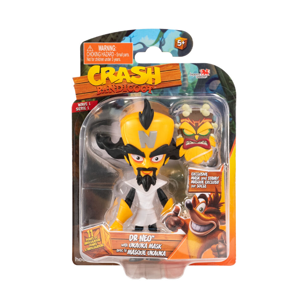 Crash Bandicoot 4.5 inch Figurine (One selected at Random for online  purchases)
