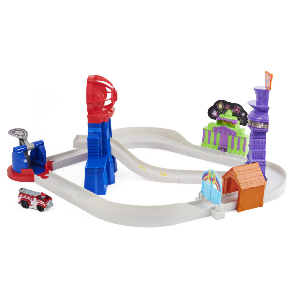 paw patrol rescue track set