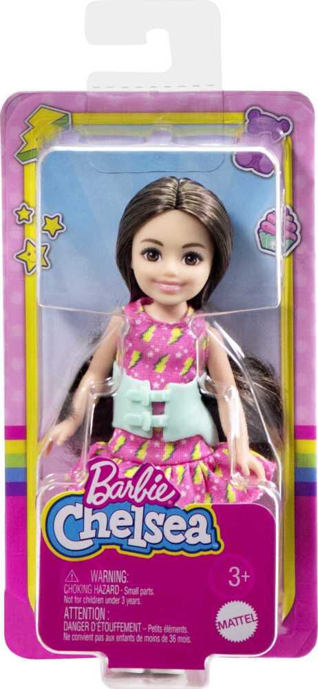 Barbie Toys, Chelsea Doll, 6-Inch Small Doll with Brace for