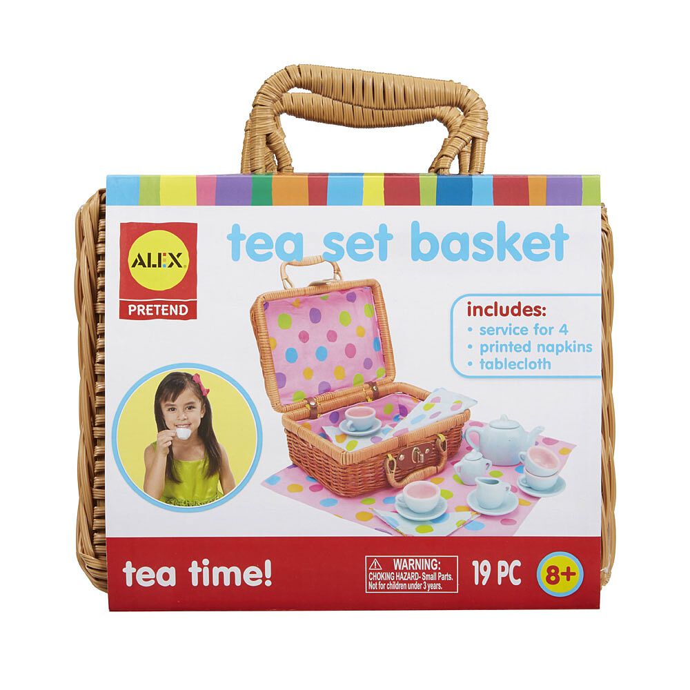 alex toys tea set basket