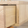 Sweedi 1-Drawer Nightstand Natural Wood