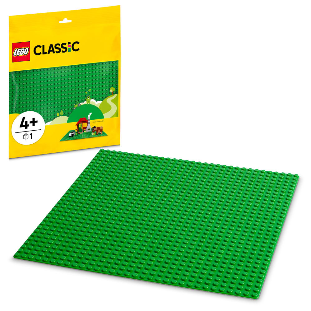 LEGO Classic Green Baseplate 11023 Building Kit for Kids (1 Piece