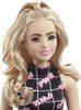 Barbie Fashionistas Doll #202 with Wavy Blond Hair, Girl Power Dress and Accessories