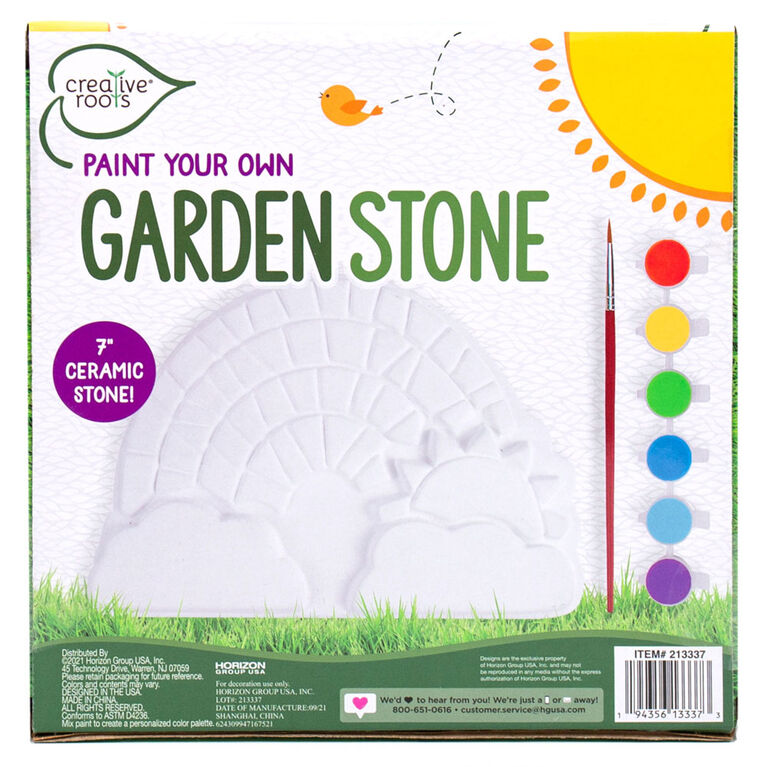 Creative Roots Paint Your Own Rainbow Garden Stone