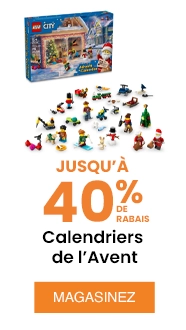 JUSQU’À 40% DE RABAIS Calendriers de l’Avent