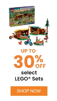 UP TO 30% OFF select LEGO®sets