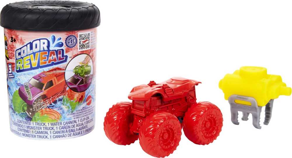 Hot Wheels Monster Trucks Color Reveal Truck - Styles May Vary