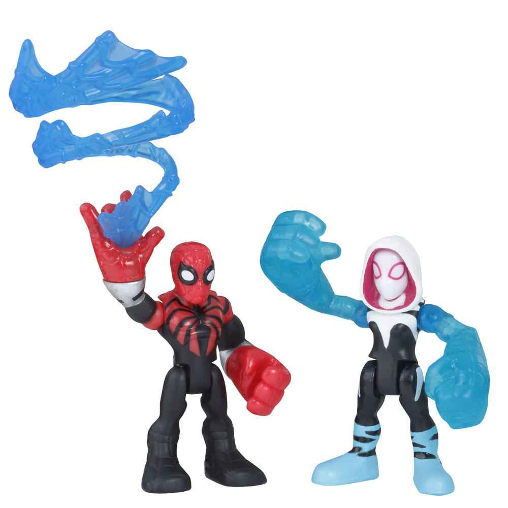 Playskool Heroes Marvel Super Hero Adventures 2-Pack, 25-Inch Spider ...