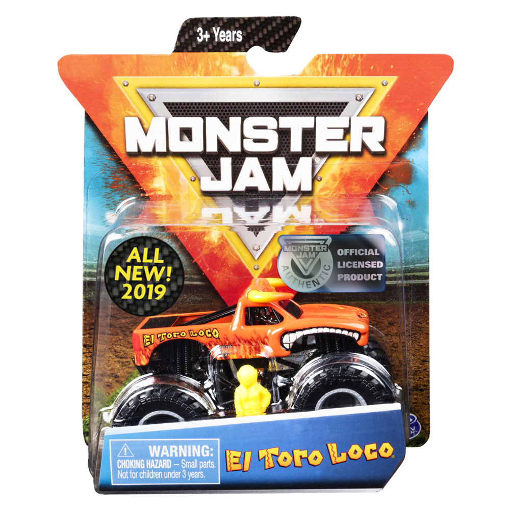 Monster Jam, Official El Toro Loco Monster Truck, Crazy Creatures ...