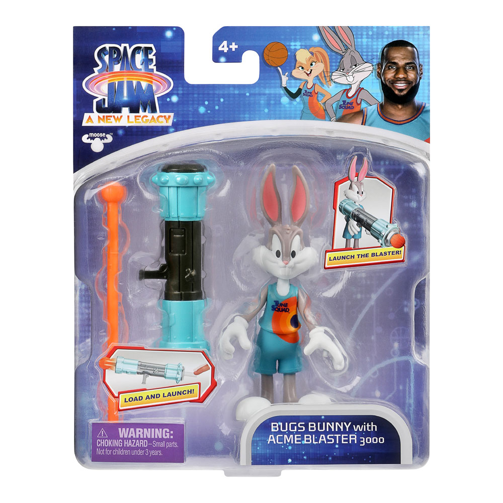 Space Jam S1 Ballers Fig Pack - Bugs Bunny With Acme Blaster 3000 ...