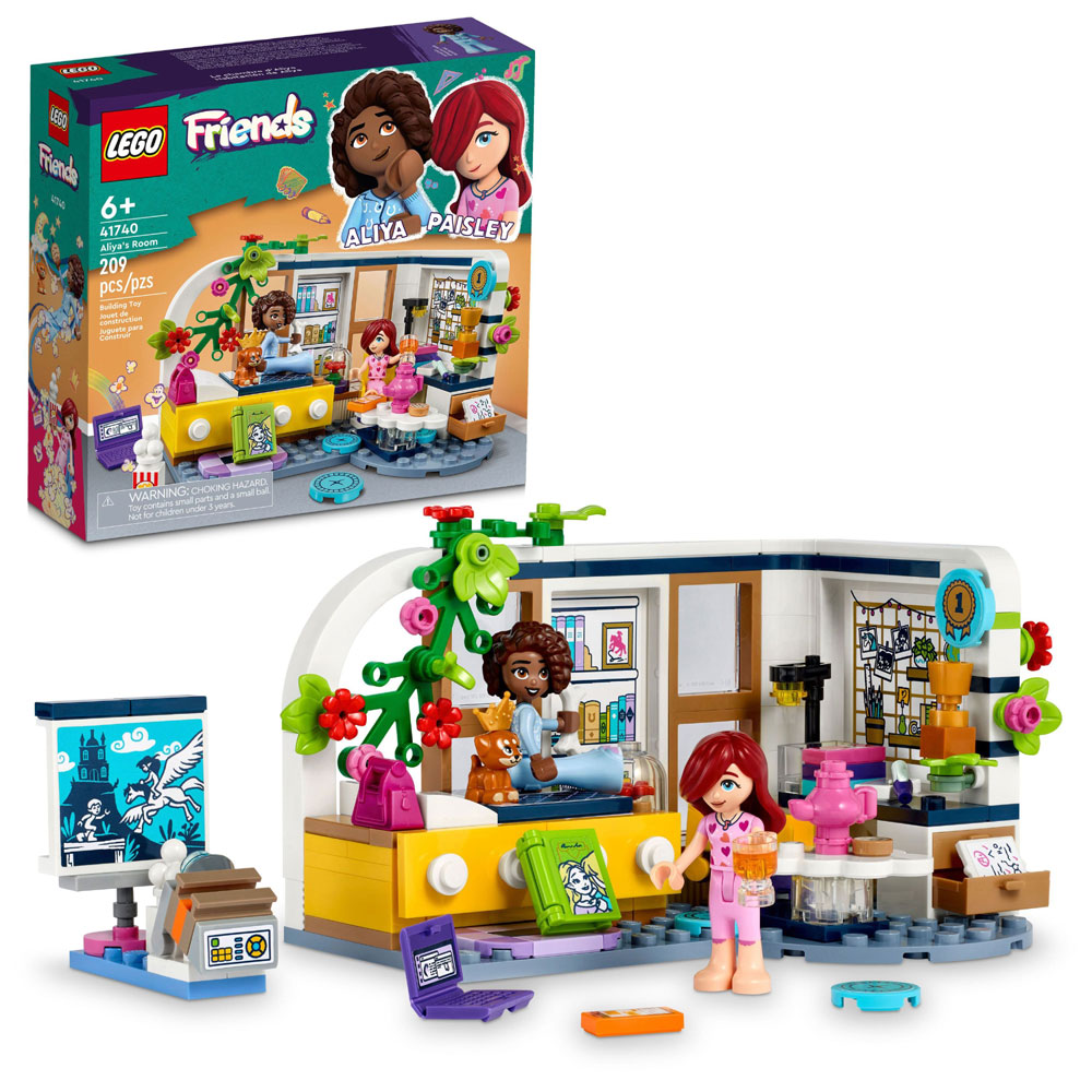 LEGO Friends Aliya's Room 41740 Building Toy Set (209 Pieces) | Toys R ...