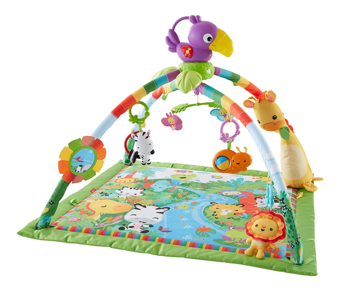 Fisher Price Rainforest Music Lights Deluxe Gym Babies R Us Canada