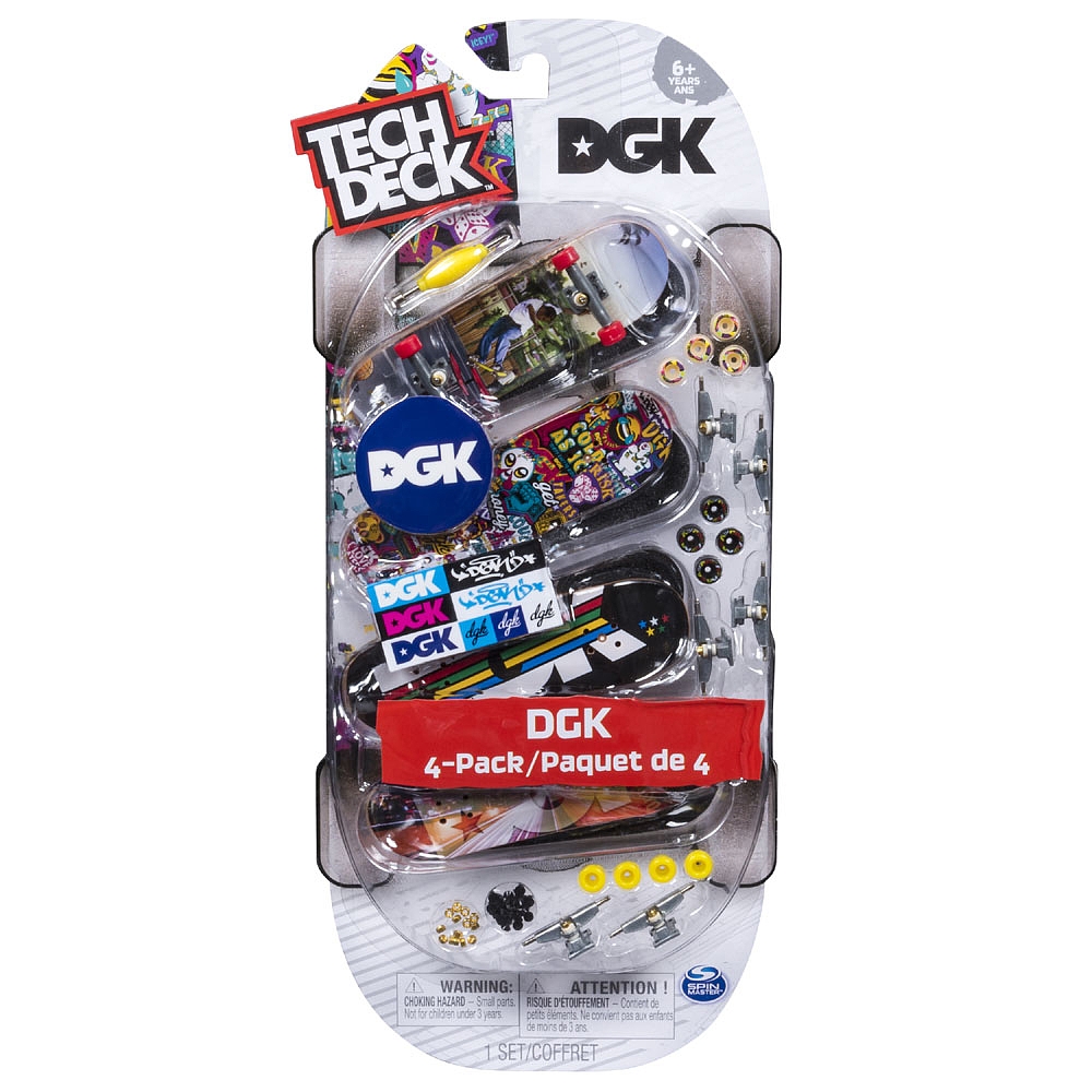 Tech Deck - 96mm Fingerboards - 4-Pack - DGK | Toys R Us ...