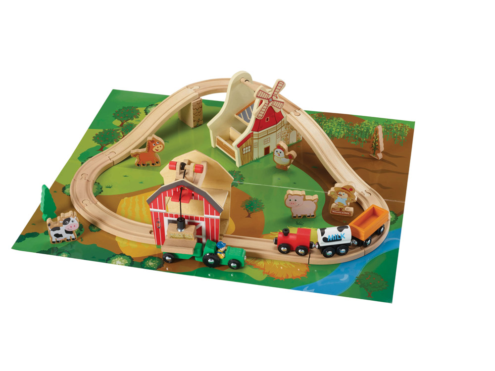 playtive farm train set