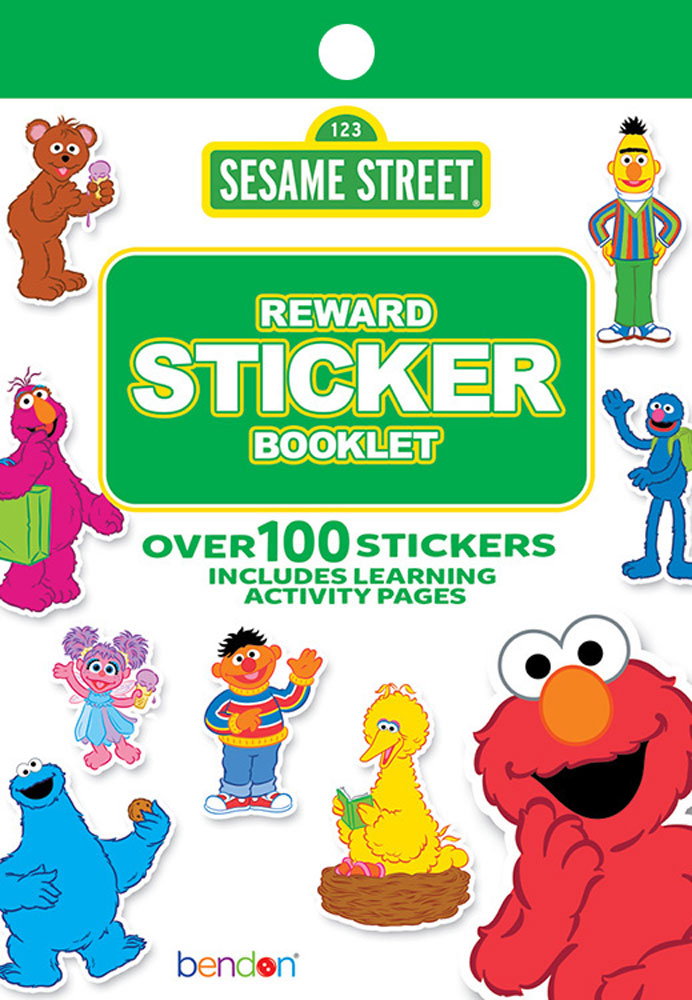 Sesame Street 400+ Fun & Reward Sticker Book, Motivational and