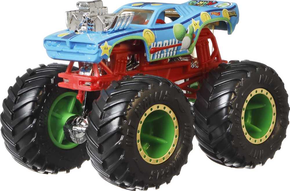 Hot Wheels Monster Trucks, 1:64 Scale Entertainment-Themed Toy Truck ...