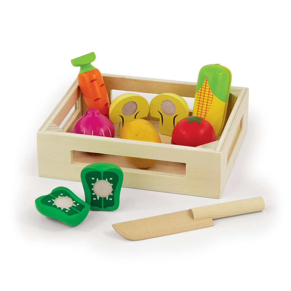 Early Learning Centre Wooden Crate Of Vegetables - English Edition - R ...