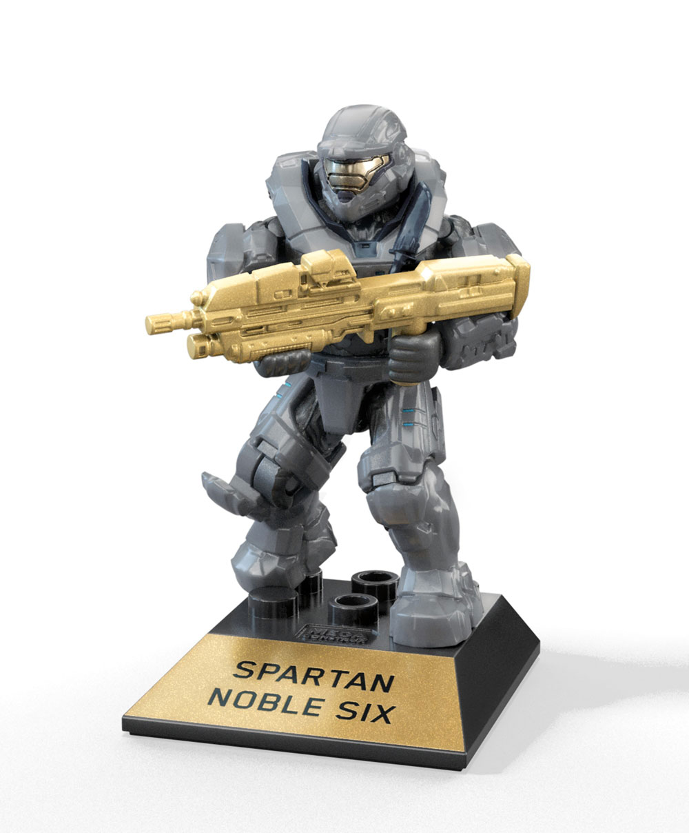 Mega Construx Halo Spartan Noble Six Micro Action Figure | Toys R Us Canada